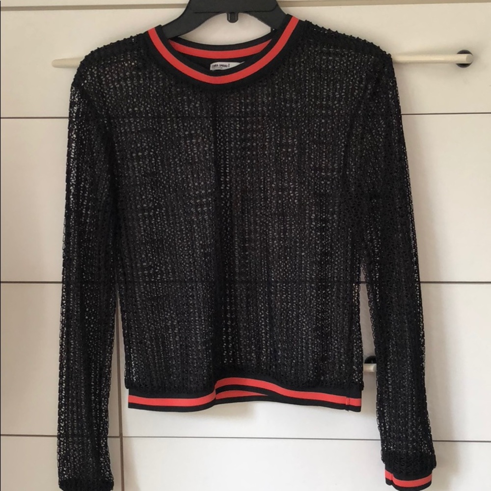 ZARA special Tee Fishnet sweater
